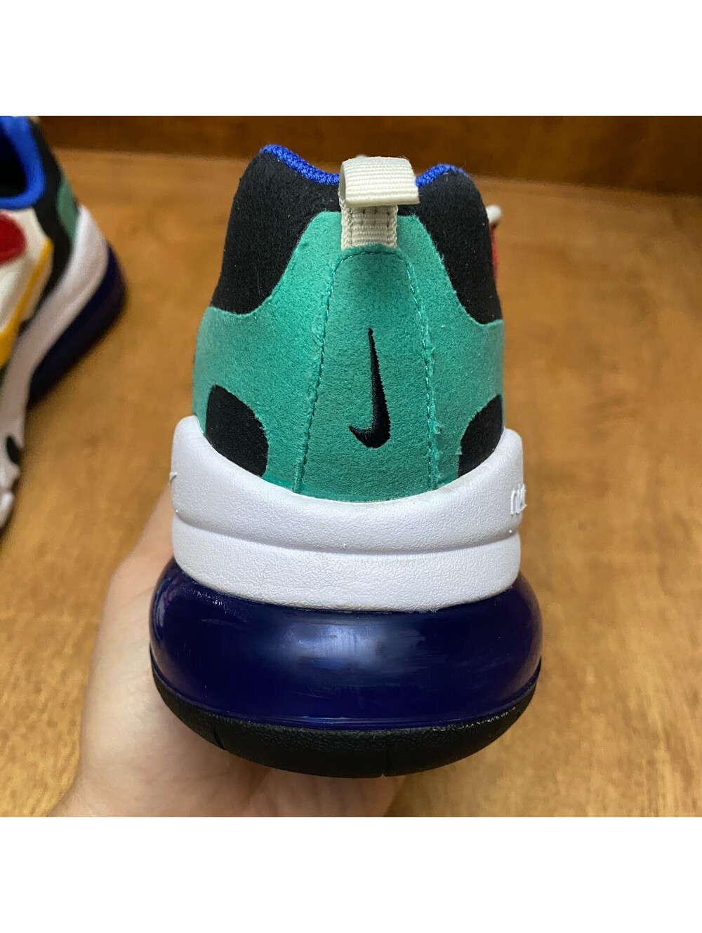 Nike Air Max 270 React Shoes Youth Size 6.5 Y Multi Bauhaus Sneakers BQ0103-001 - Picture 14 of 15